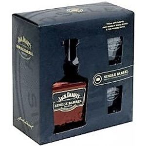 Gravírování: Jack Daniel's Single Barrel 0,7l 45% + 2x sklo GB