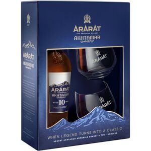 Brandy Ararat 10y 0,7l 40% + 2x sklo GB