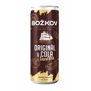 Božkov Originál & Cola s limetkou 0,25l 6%