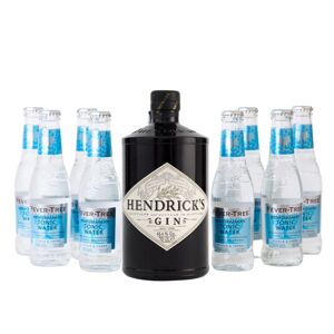 Párty set Hendrick's Gin 0,7l 41,4% + Fever Tree Tonic Water Mediterranean 8 x 0,2l